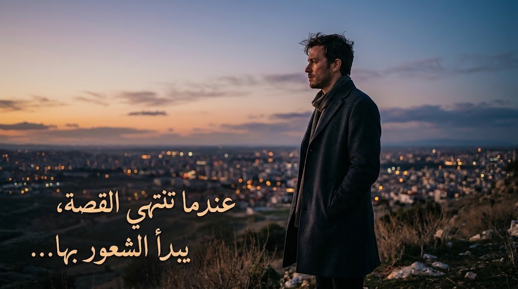 «عندما تنتهي القصة، يبدأ الشعور بها...»